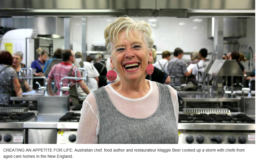 AUSTRALIAN CHEF MAGGIE BEER IN ARMIDALE FOR HER WORKSHOP CREATING AN APPETITE FOR LIFE Image
