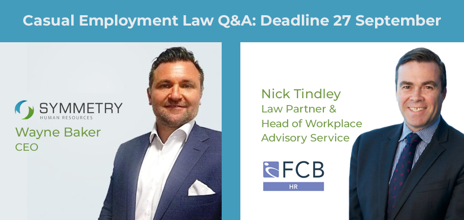 Casual Employment Law: Deadline 27 September Image